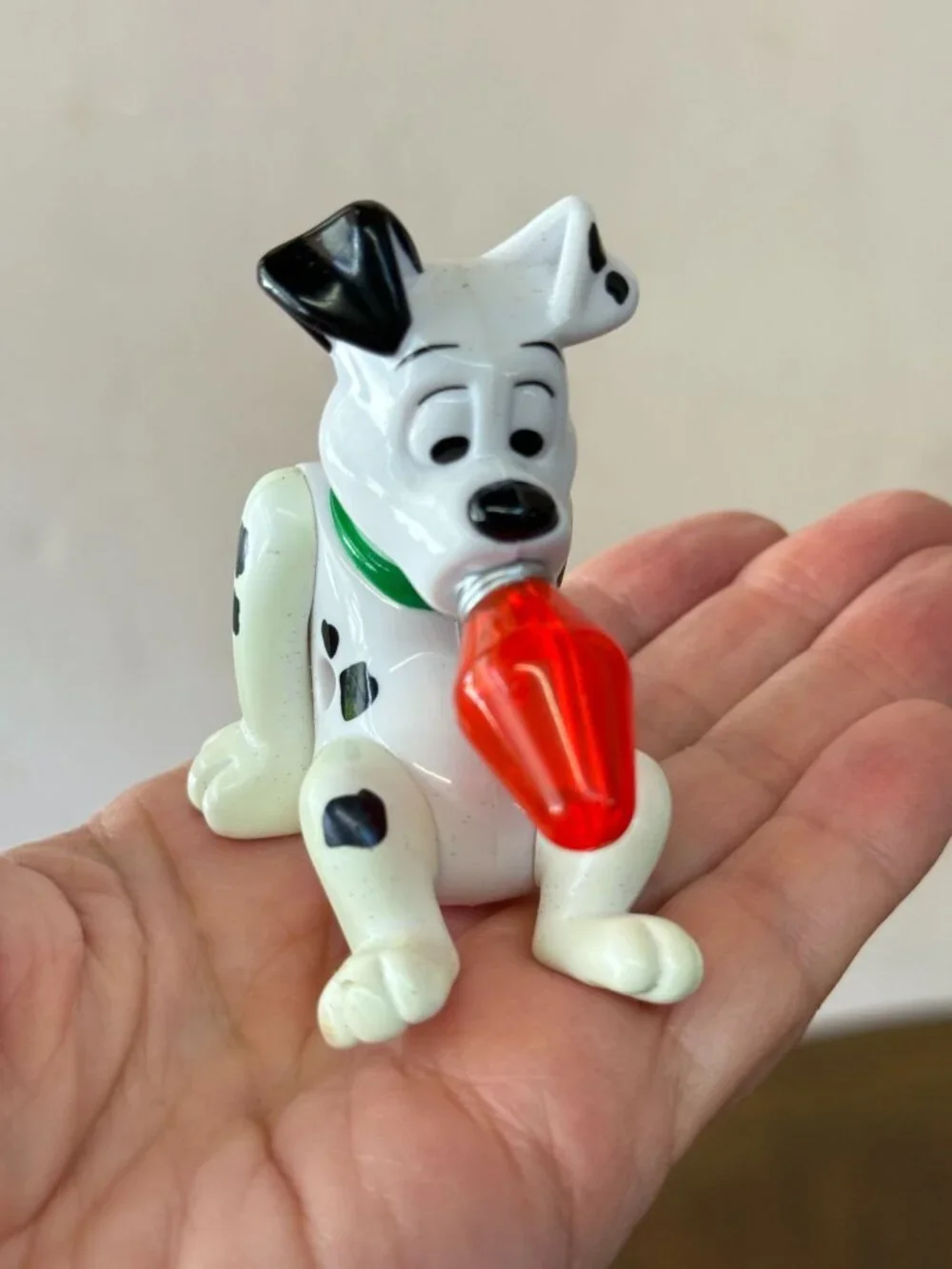 Vintage Disney Dalmatian Dog McDonalds Happy Meal Toy READ